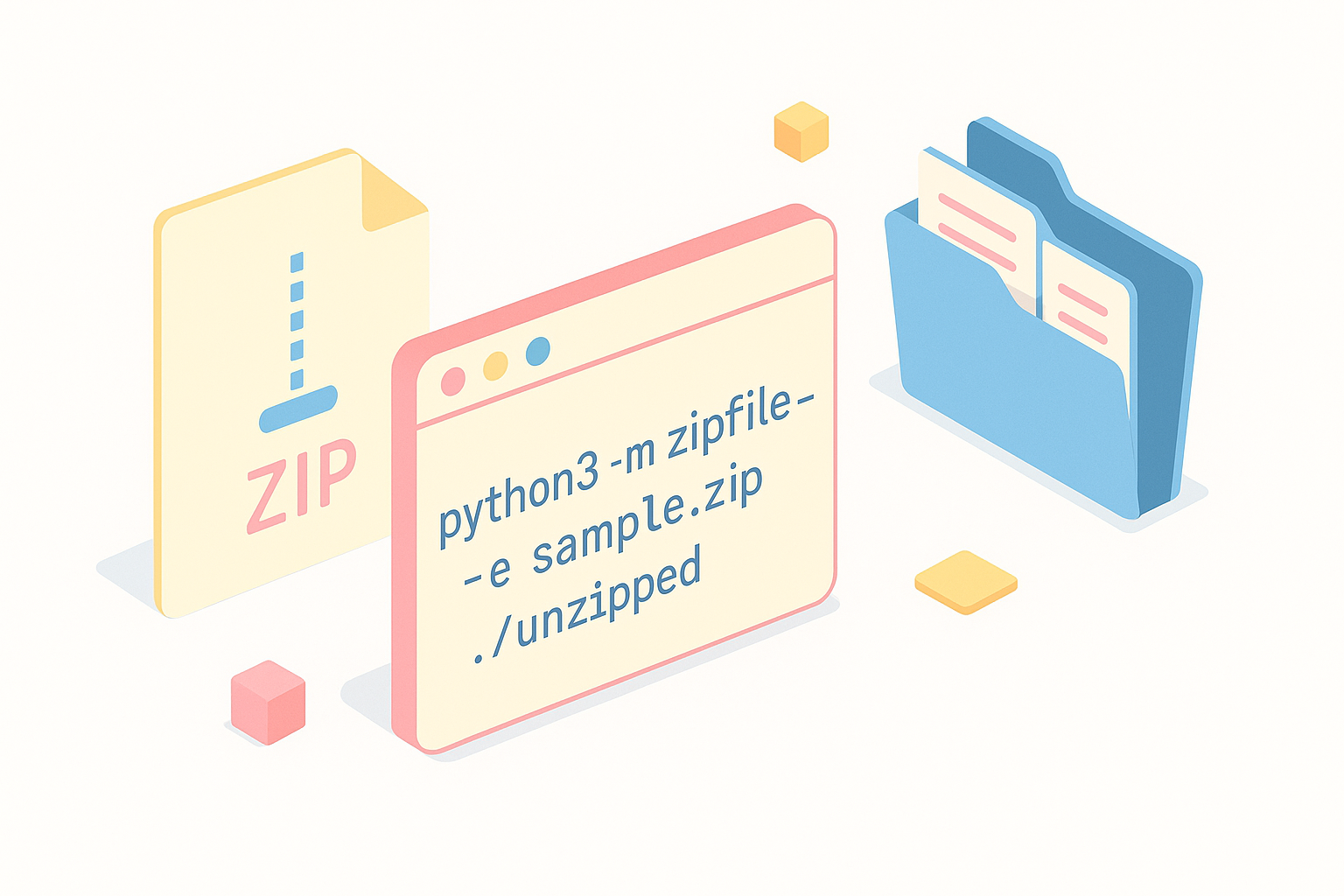 【RHEL9】unzipなしでZIPファイルを解凍する